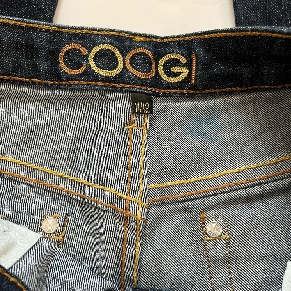 Coogi Dark Wash Embroidered Jeans Size 11/12